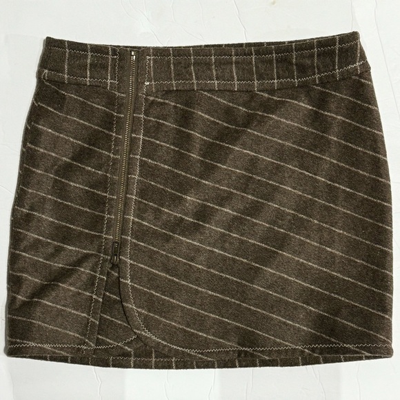 Purnell Skirt Santa Barbara Work Wear Woolies Wrapper Delight Brown Women 4/27 - Picture 1 of 12